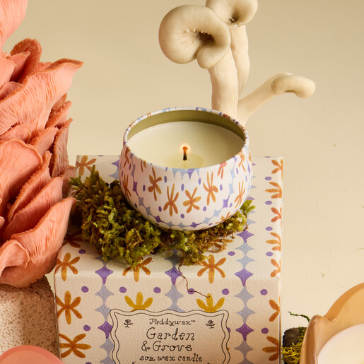garden & grove soy wax candle