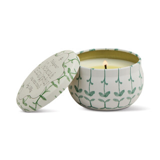 Paddywax Verbena & Lemon Grass Tulip Tin Candle 