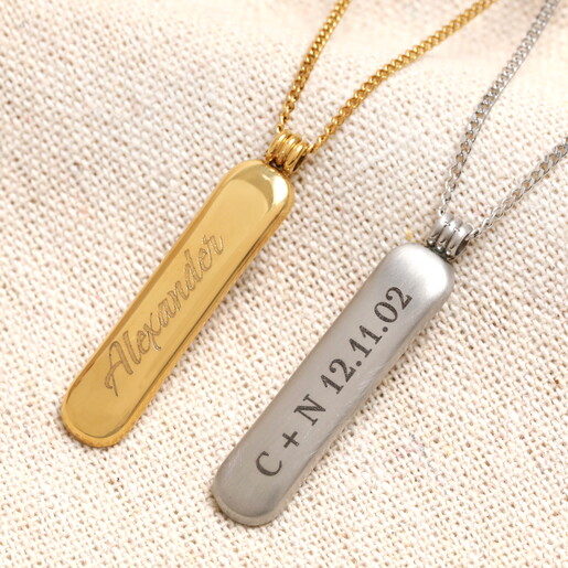 gold or silver necklace options