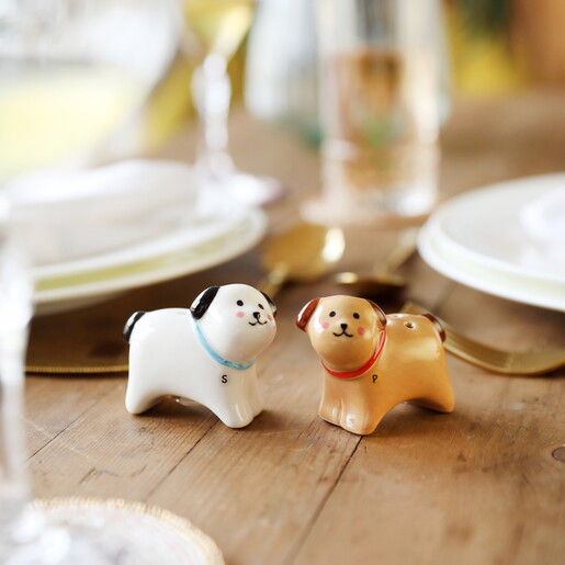 lifestyle shot of ceramic shakers