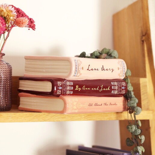 vintage inspired book planter