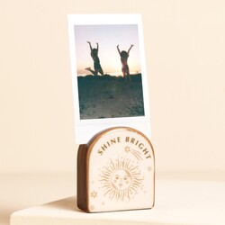 Neutral Ceramic Celestial 'Shine Bright' Photo Holder