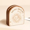 Close Up of Neutral Ceramic Celestial 'Shine Bright' Photo Holder