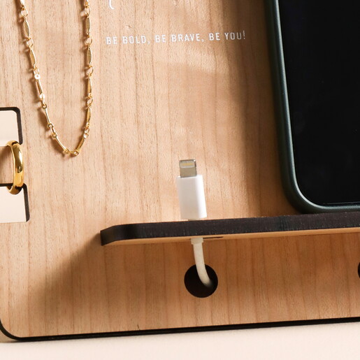 close up of charging area