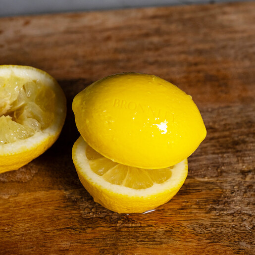 life style shot of lemon soap