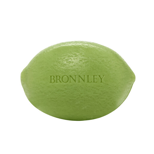 close up of lime scented soap