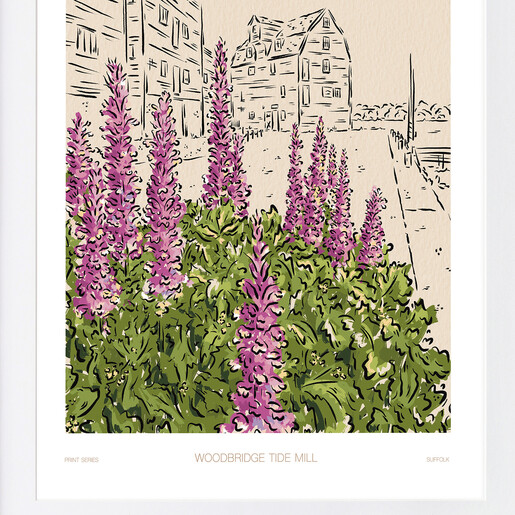 Jenna Crush Illustration Woodbridge A3 Print