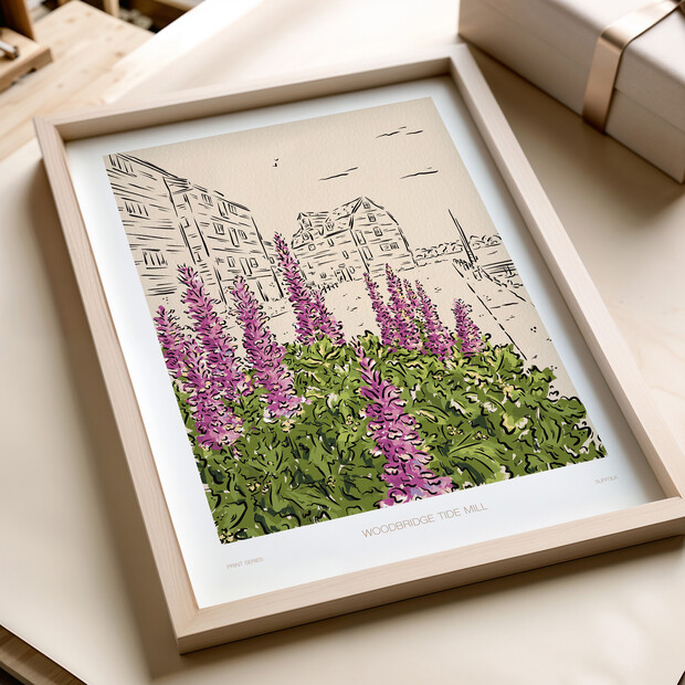 Jenna Crush Illustration Woodbridge A3 Print