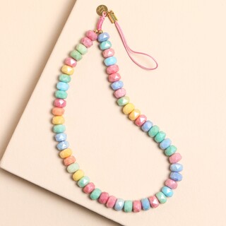 Beaded Rainbow Chunky Phone Charm Chain