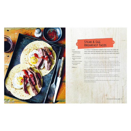 inside of recipe book