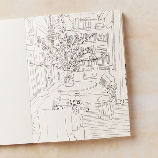 Chez Moi: A Collection of Beautiful Rooms Colouring Book