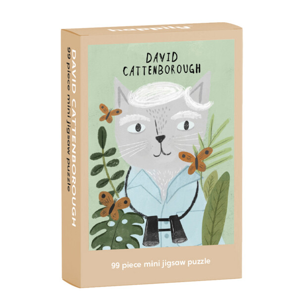 David Cattenborough 99 Piece Mini Jigsaw Puzzle 