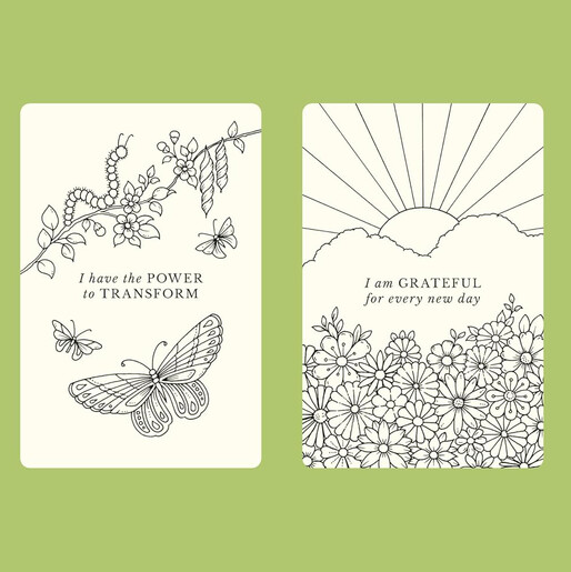 sunrise affirmation card 