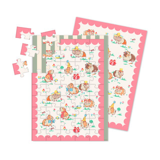 Ohh Deer Cath Kidston Guinea Pig Party Jigsaw Greetings Card