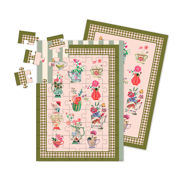 Ohh Deer Cath Kidston Vases Jigsaw Greetings Card