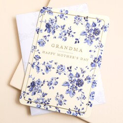 China Rose Grandma Greetings Card