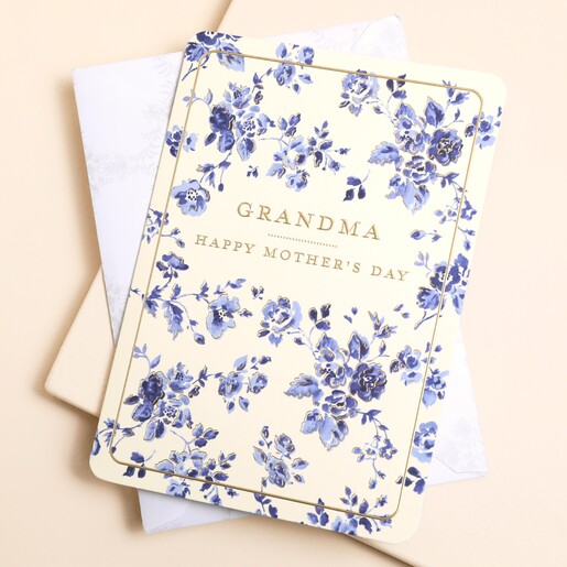 China Rose Grandma Greetings Card