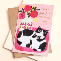 Ohh Deer Mother's Day Cat Greetings Card