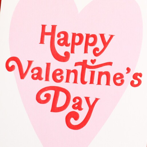 Ohh Deer Happy Valentine's Day Retro Heart Greetings Card