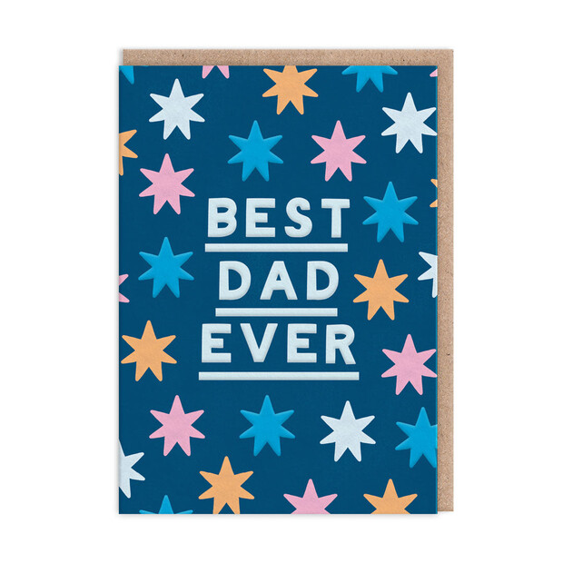 Ohh Deer Best Dad Ever Greetings Card