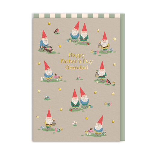 Ohh Deer Happy Father's Day Grandad Gnome Greetings Card