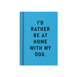 Ohh Deer Blue Dog Mini Notebook	
