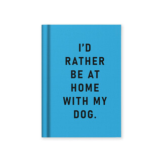 Ohh Deer Blue Dog Mini Notebook	