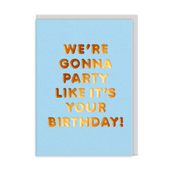 Ohh Deer Party Like it's Your Birthday Greetings Card