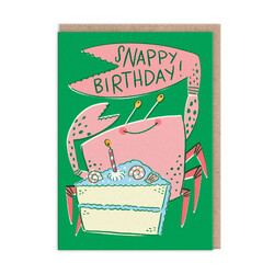Ohh Deer Snappy Crab Birthday Card