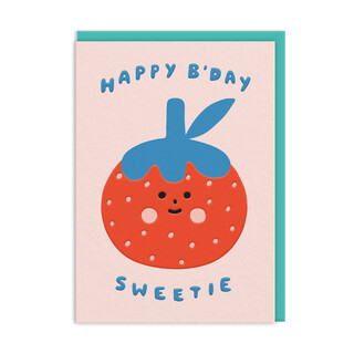 Ohh Deer Strawberry Birthday Card 