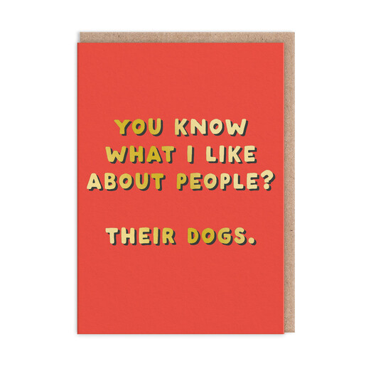 Ohh Deer What I Like About People Greetings Card
