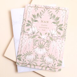 Ohh Deer Parterre Blush Nan Greeting Card