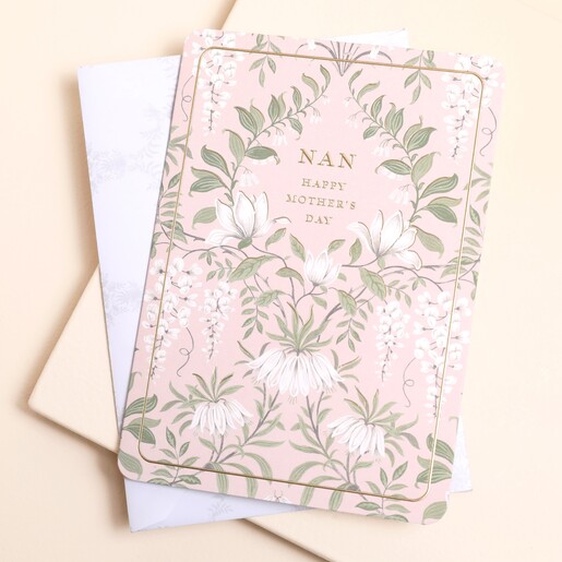 Ohh Deer Parterre Blush Nan Greeting Card