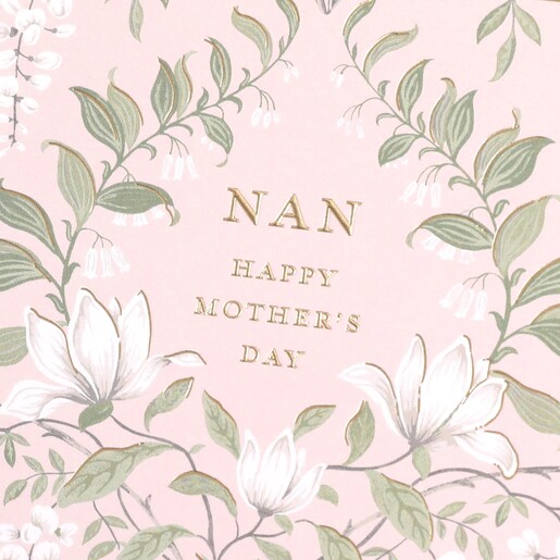 Ohh Deer Parterre Blush Nan Greeting Card