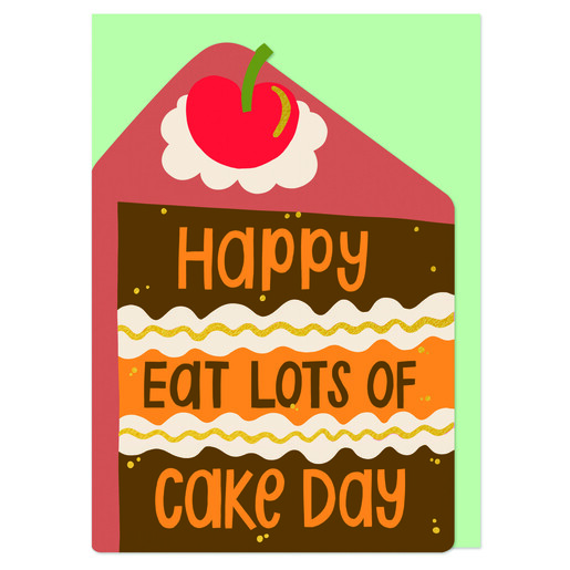 cake slice birthday cake card from Raspberry Blossom