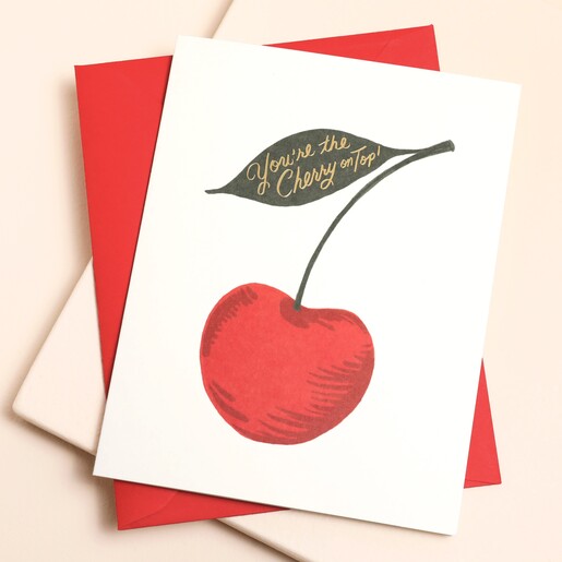 Rifle Paper You’re the Cherry on Top Greetings Card