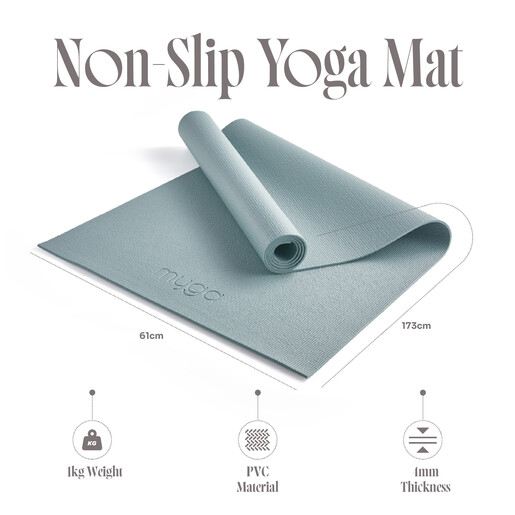 Teal Blue Yoga Mat
