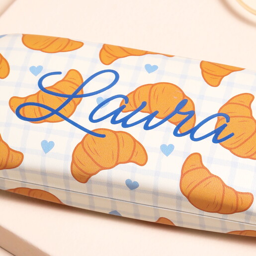 close up of personalised name