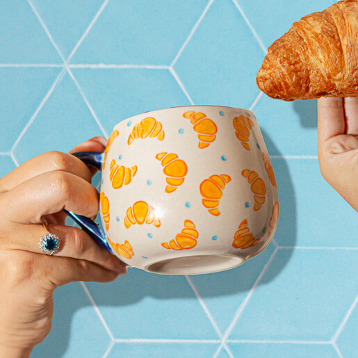 Sass & Belle Croissant Mug