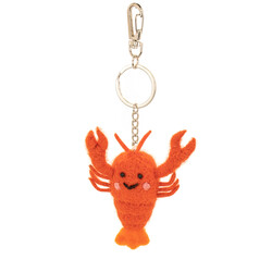 Sass & Belle Felt Lobster Keyring