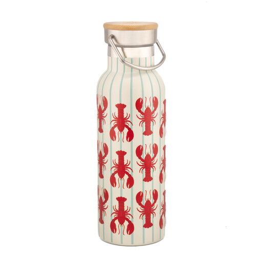blue and white sass & belle water bottle