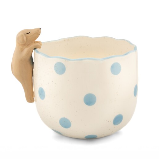 Sass & Belle Peeking Dog Planter