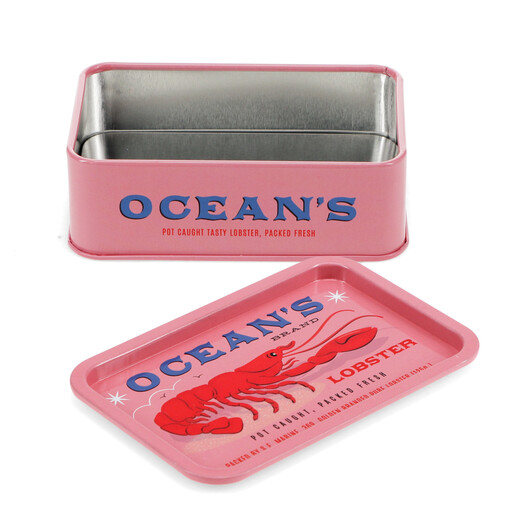 small mini tin in pink from rex