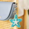 Beaded Freshwater Pearl Starfish Keyring and B