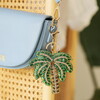 Beaded Palm Tree Keyring and Bag Charm