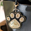 Beaded Pawprint Keyring and Bag Charm