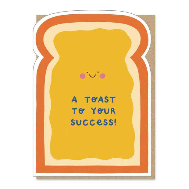 Stormy Knight Toast Congratulations Card