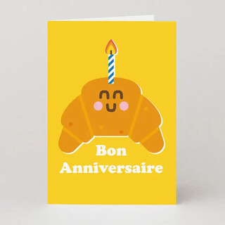 Studio Boketto Croissant Birthday Card