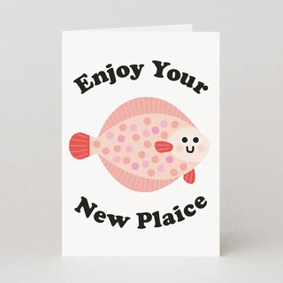 Studio Boketto New Plaice Greetings Card