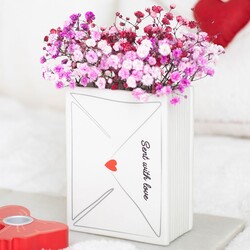 Something Different Ceramic Love Letter Flower Vase